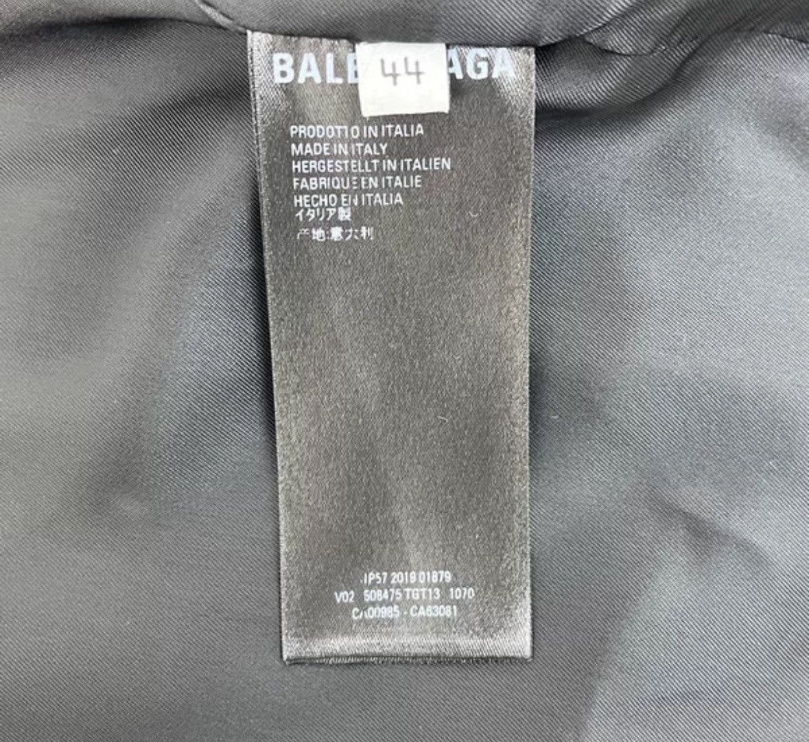 Balenciaga Balenciaga grey plaid classic logo wool thin blazer jacket Size US S / EU 44-46 / 1 - 8 Thumbnail