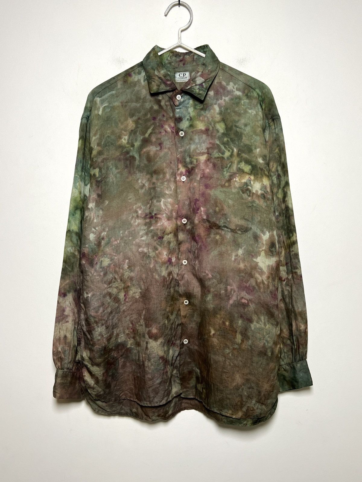 C.P. Company cp company stone island camo tie dye shirt Size US L / EU 52-54 / 3 - 2 Thumbnail