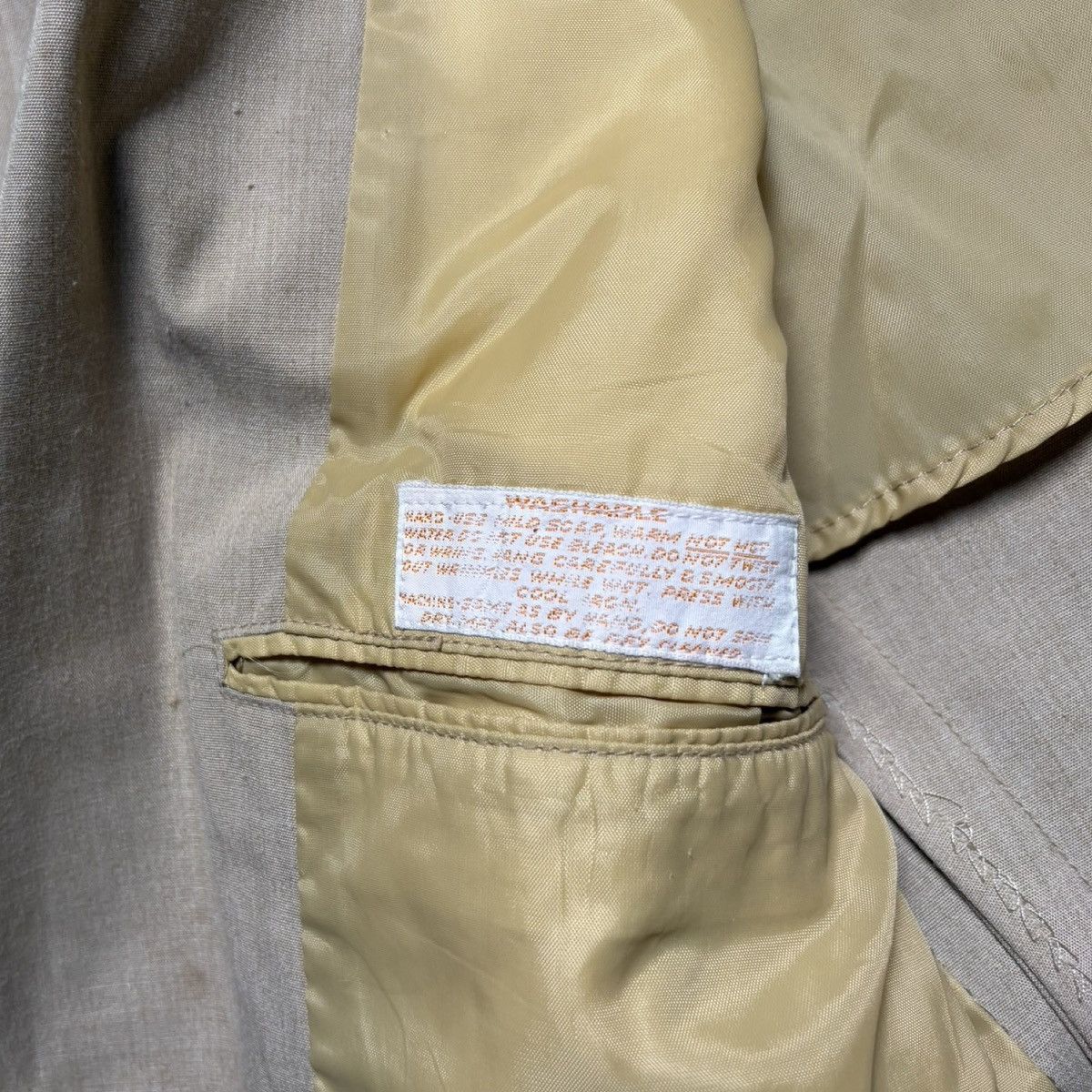 Other Vintage 80s Beige Cotton Blazer Men's L 42 Casual Formal Size 42R - 4 Thumbnail