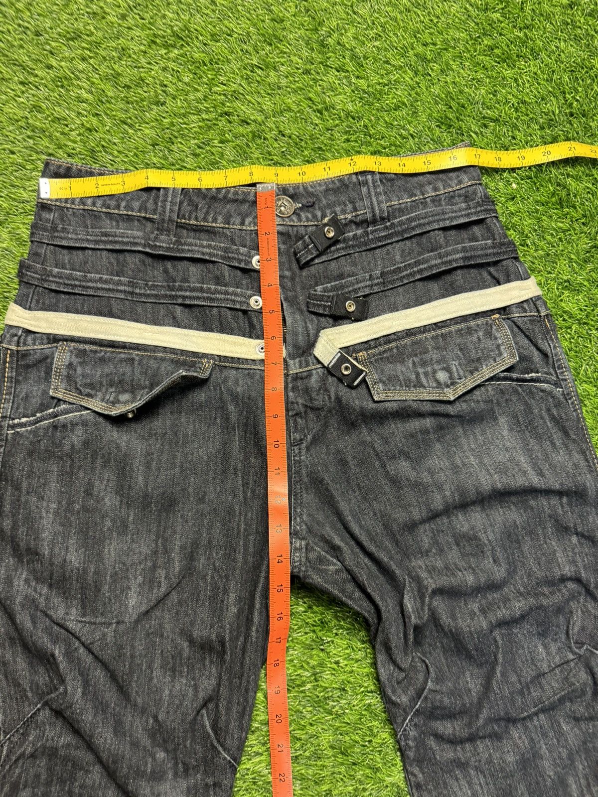 Japanese Brand × Marithe + Francois Girbaud MFG - rebuild jeans Size US 33 - 12 Thumbnail