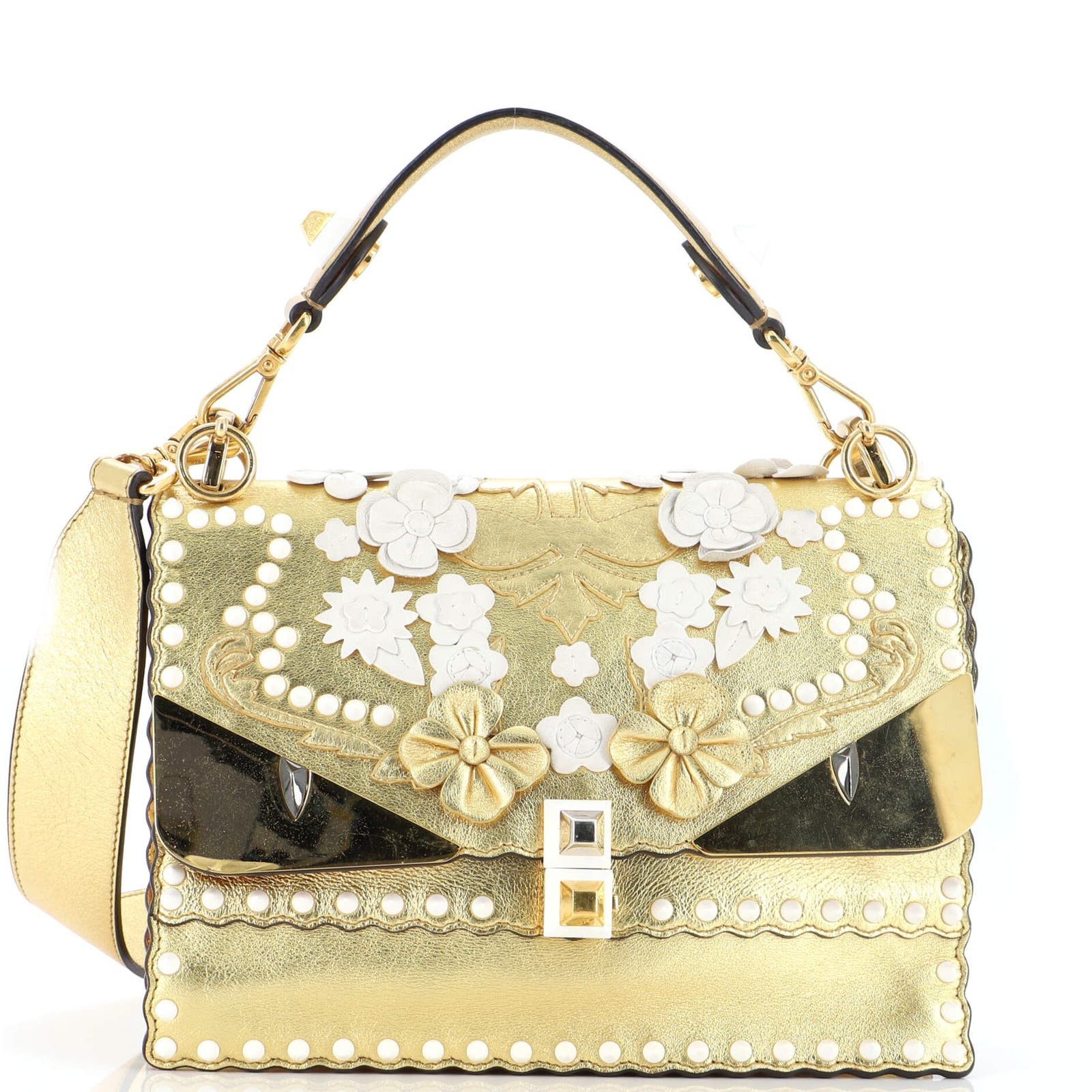 Monster Kan I Bag Flower Studded Leather Medium