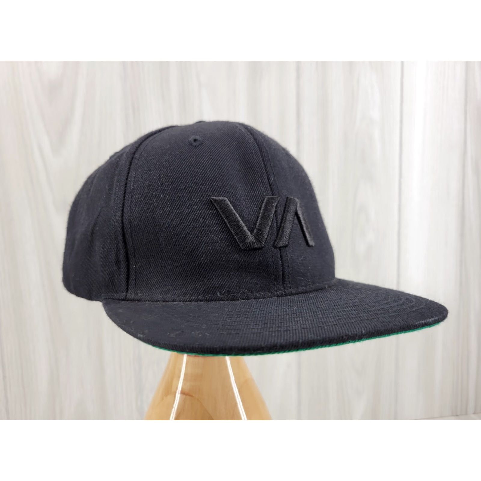 RVCA RVCA Hat Cap Black Snapback Men Adjustable Black Snapback Cap Size ONE SIZE - 3 Thumbnail