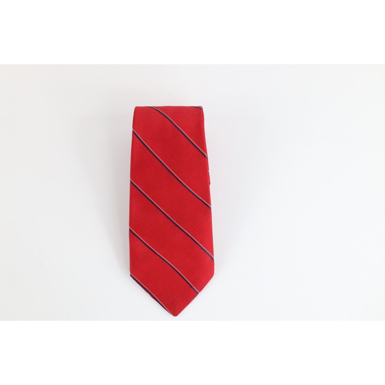 Vintage Vintage 70s Streetwear Satin Striped Neck Tie Necktie Size ONE SIZE - 1 Thumbnail