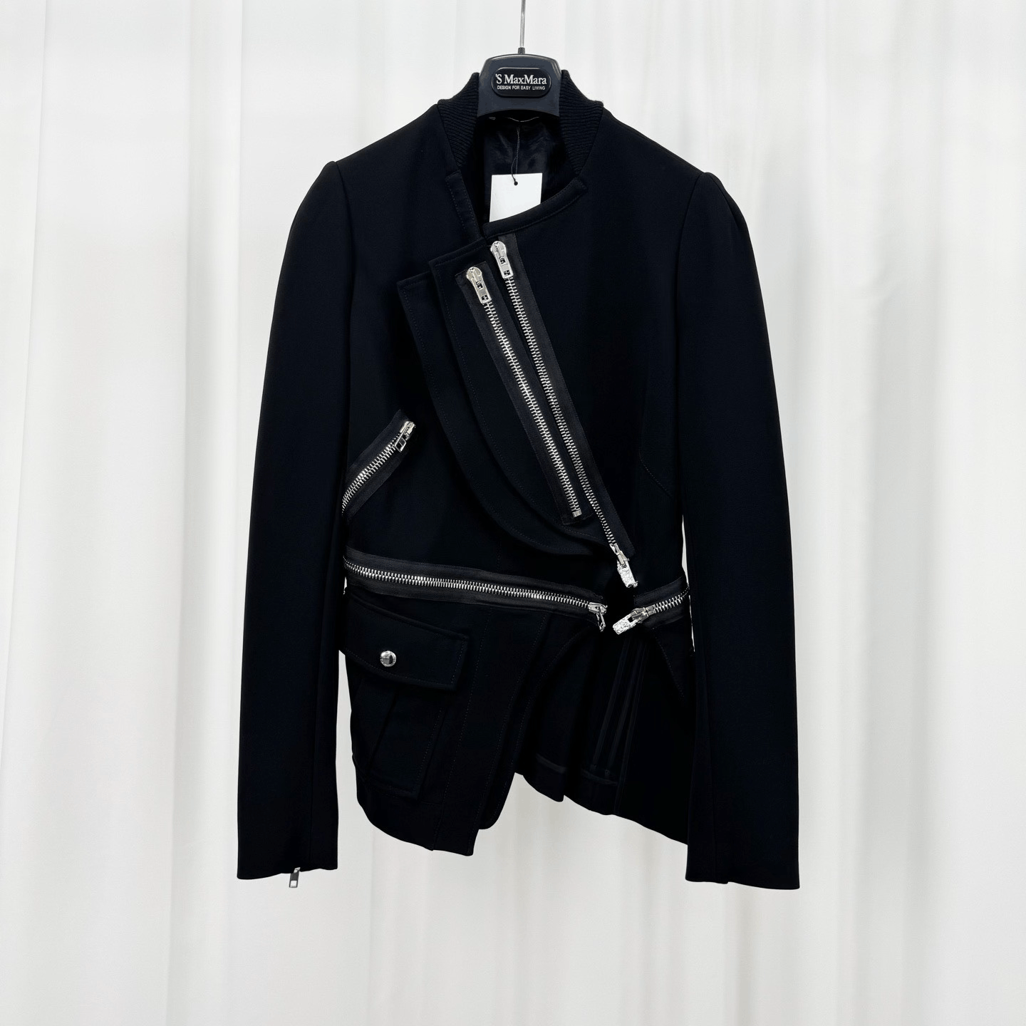 Givenchy Givenchy Irregular Multi-Zipper Detachable Coat Size S / US 4 / IT 40 - 1 Thumbnail