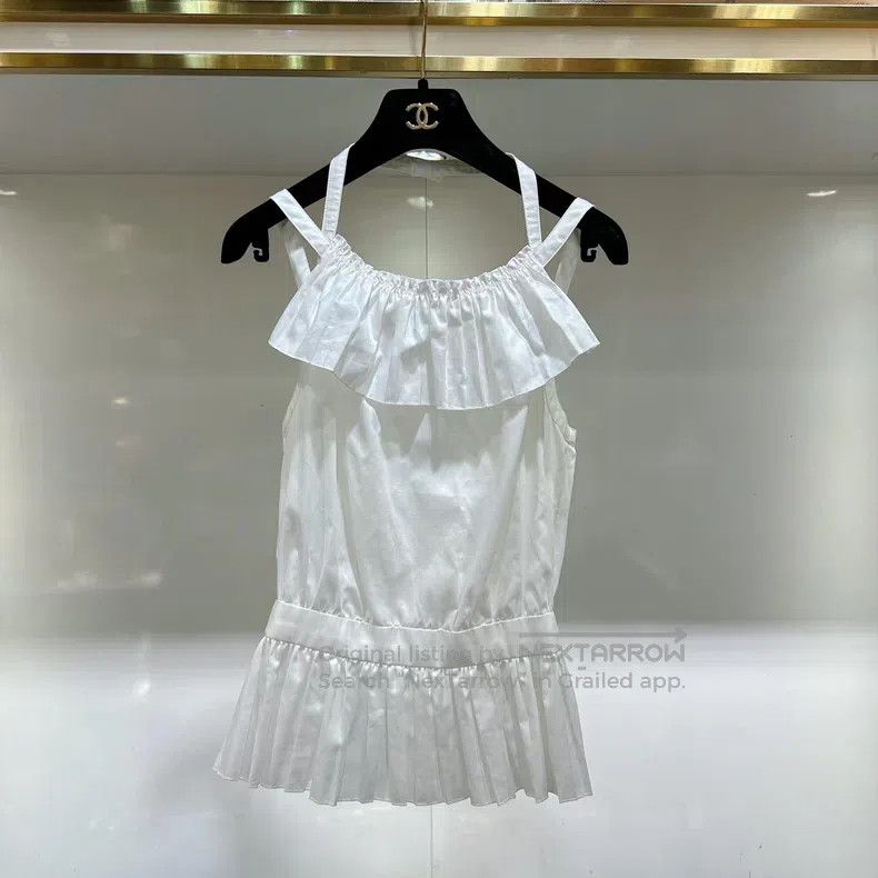 Chanel Chanel White suspender skirt Size XS / US 0-2 / IT 36-38 - 1 Thumbnail