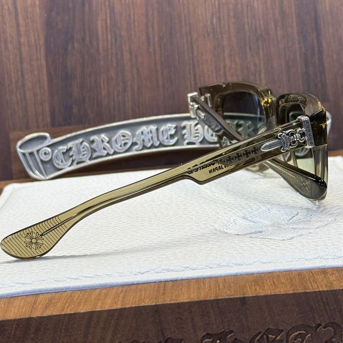 Chrome Hearts Chrome Hearts Box Officer Sunglasses Size ONE SIZE - 8 Thumbnail