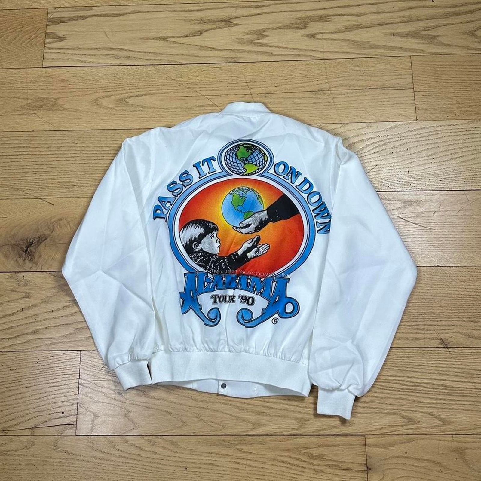 Vintage Vintage Alabama 1990 Tour Jacket Size US S / EU 44-46 / 1 - 1 Thumbnail