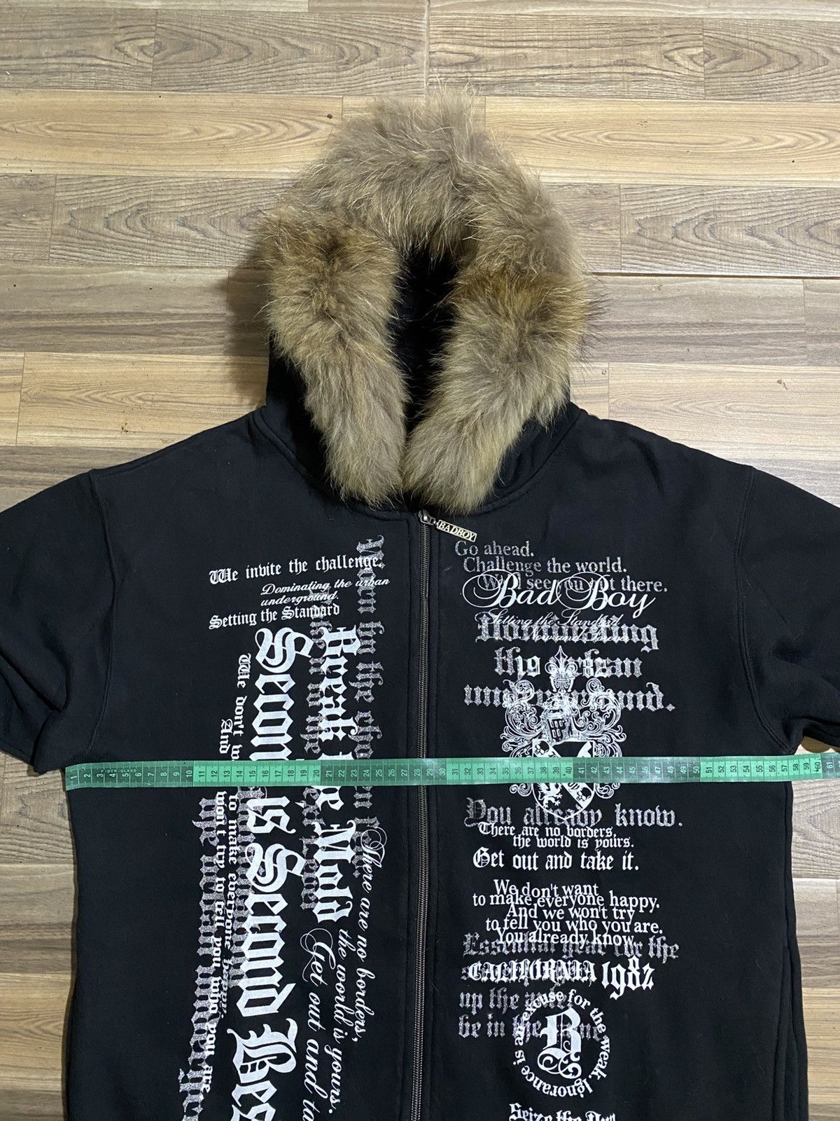 Beauty Beast × Japanese Brand JAPANESE BRAND POEM FUR HOODIES BY BADBOY Size US XL / EU 56 / 4 - 13 Thumbnail