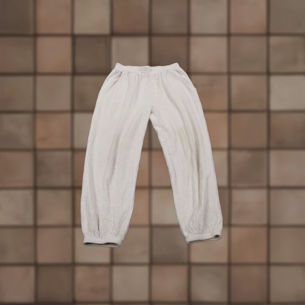 Apiece Apart Apiece Apart Joggers Womens M White Sweatpants Lounge Active USA Made Size 32" / US 10 / IT 46 - 1 Thumbnail