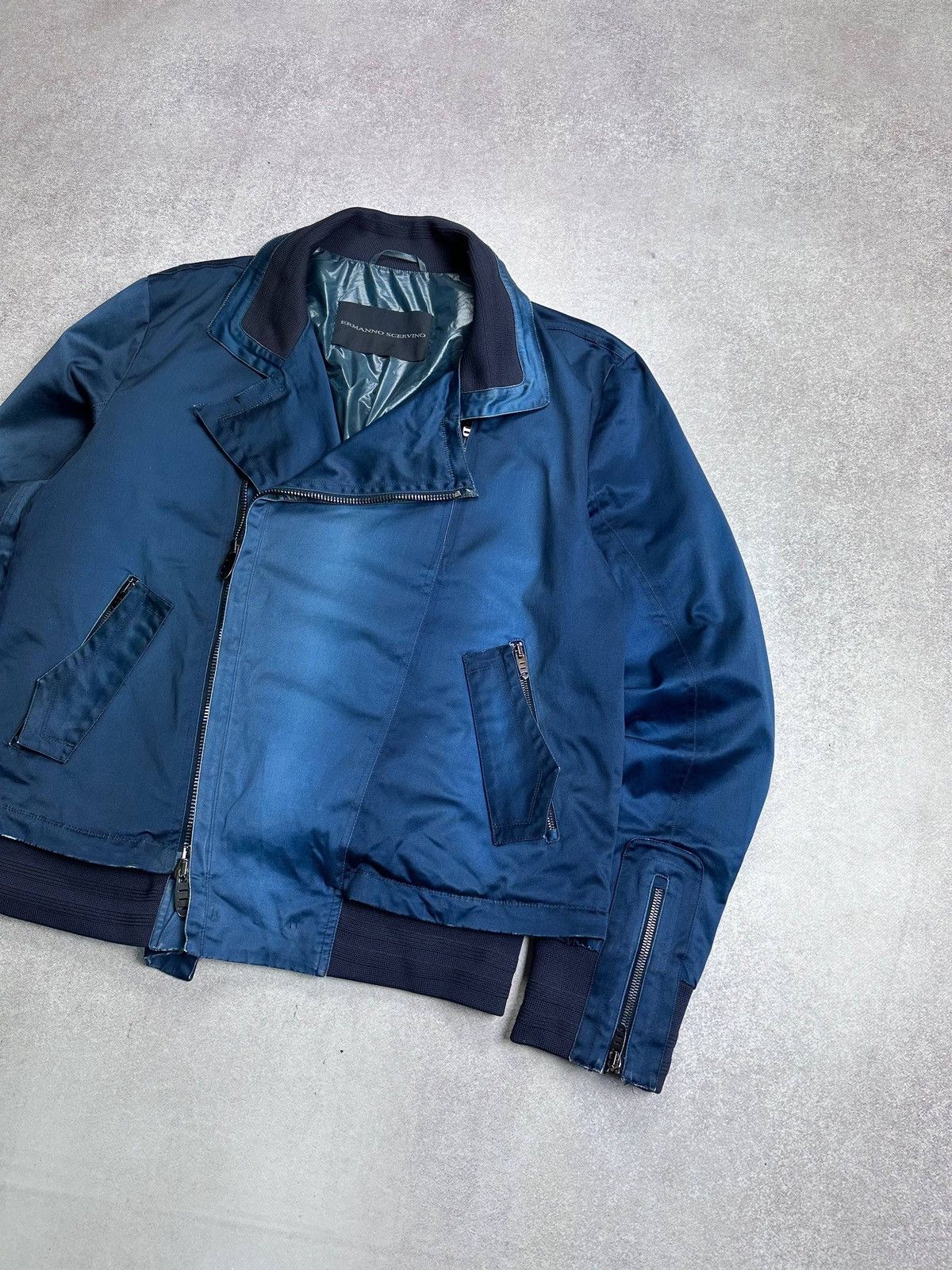 Ermanno Scervino Ermanno Scervino Luxury Blue Gradient Jacket L Size US L / EU 52-54 / 3 - 2 Thumbnail