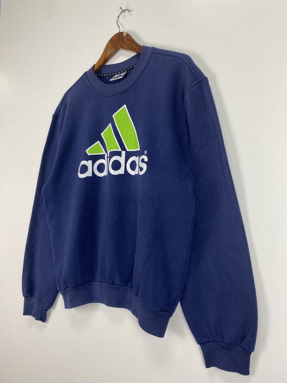 Adidas × Vintage Vintage 90’s Adidas big logo sweatshirt Size US M / EU 48-50 / 2 - 4 Thumbnail