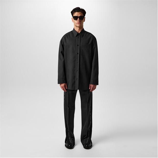 Gucci GUCCI Logo Wool Trousers - L Size 44L - 5 Thumbnail