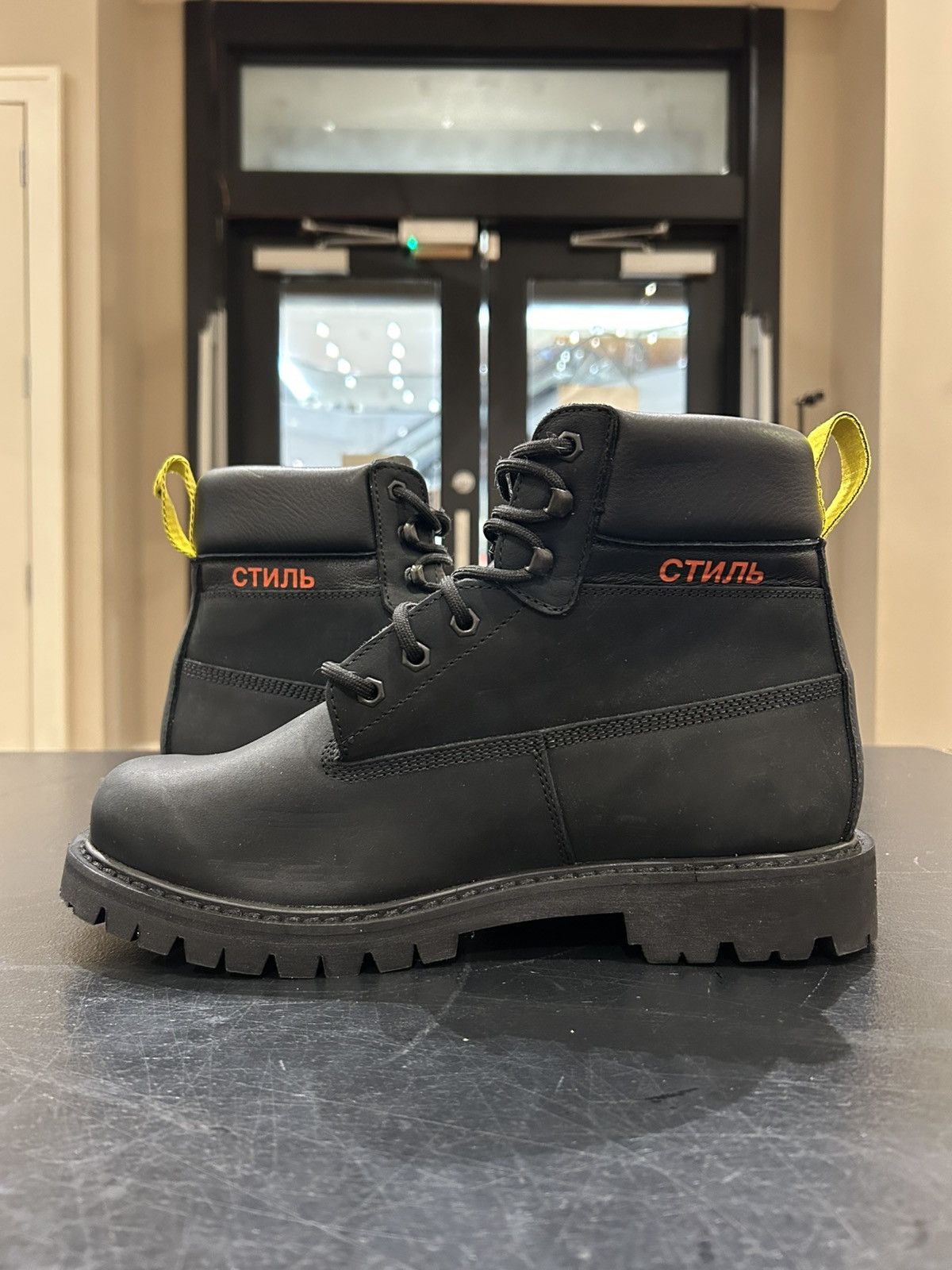 Heron Preston Heron Preston Black 6” Boot Size US 10 / EU 43 - 4 Thumbnail