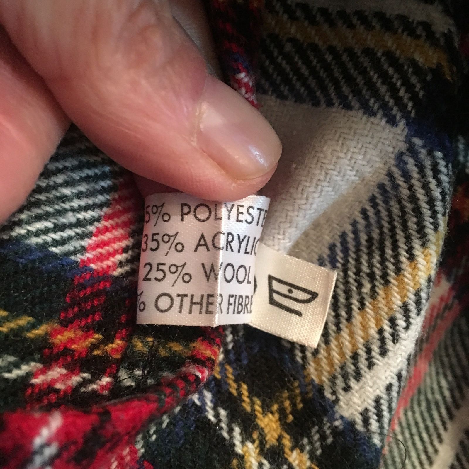 Vintage VINTAGE PLAID KILT SKIRT FROM IRELAND Size 26" / US 2 / IT 38 - 6 Thumbnail