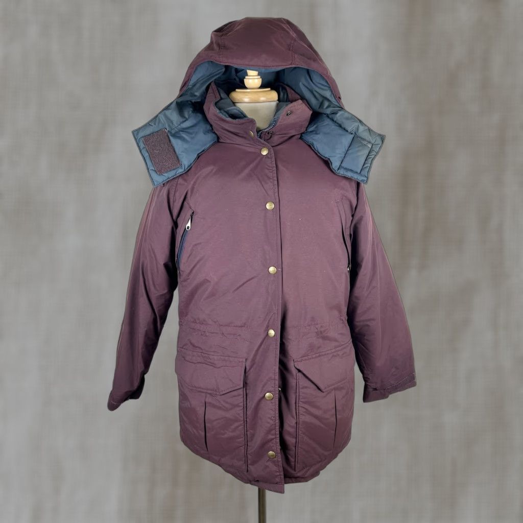 Vintage VINTAGE LL Bean Coat Womens Small Red Maine Wardens Parka Goose Down 80s Size S / US 4 / IT 40 - 1 Thumbnail