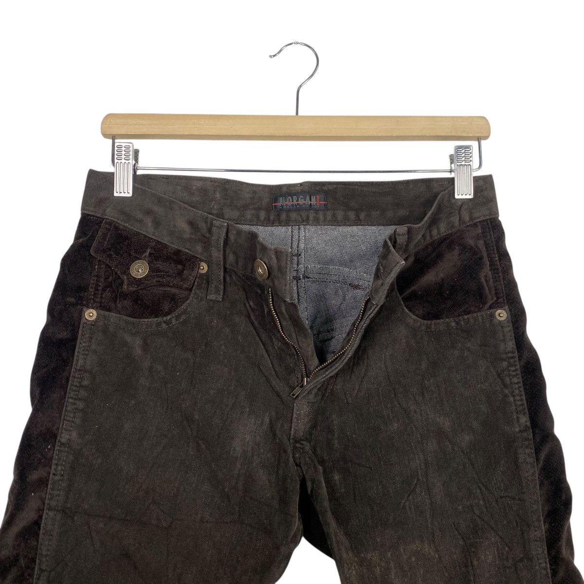 Japanese Brand × Morgan Homme Morgon Homme flare pant Size 30" / US 8 / IT 44 - 11 Thumbnail