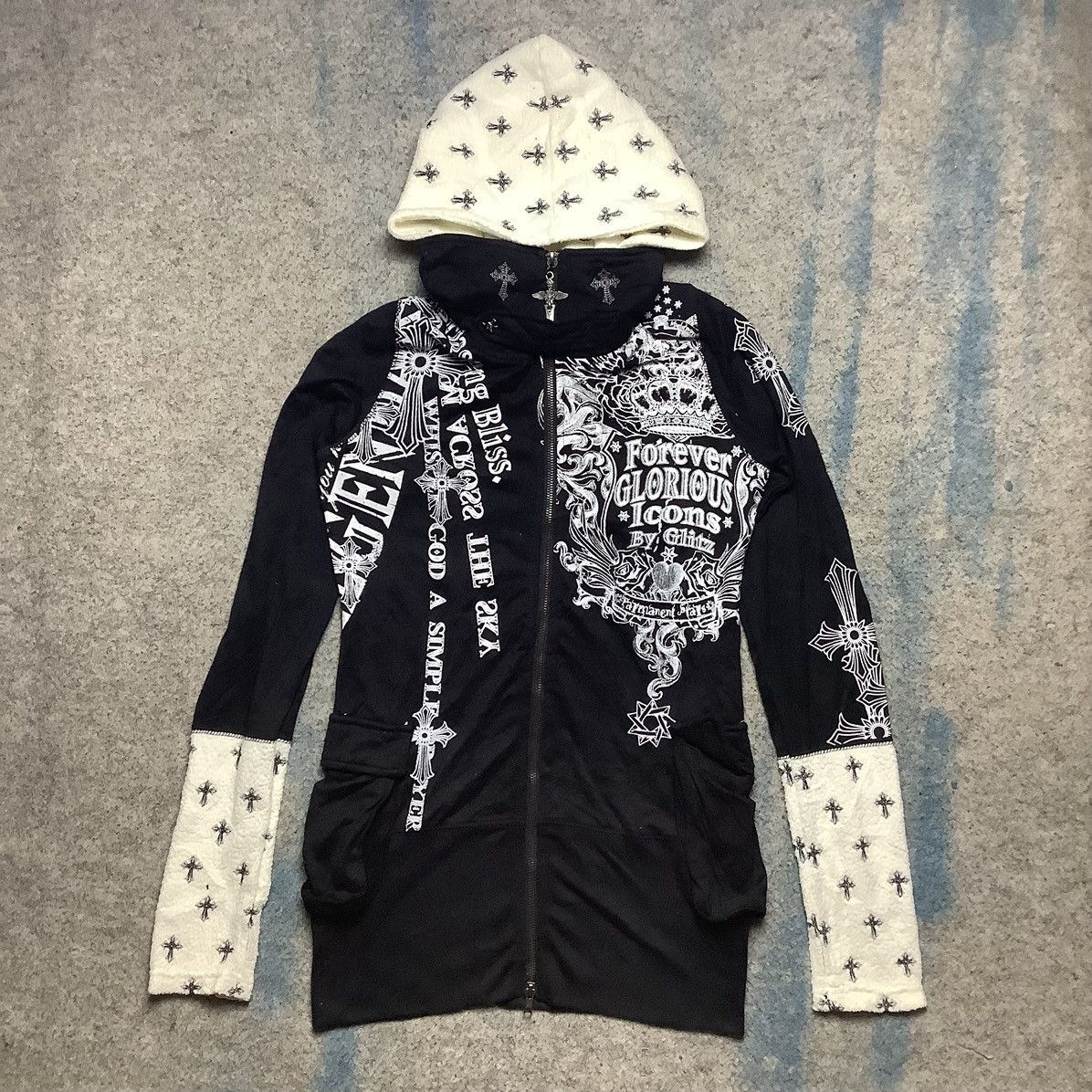 14th Addiction × KMRii × Seditionaries Vintage Bondage Style Glitz Affliction Japanese Brand Size US M / EU 48-50 / 2 - 8 Thumbnail