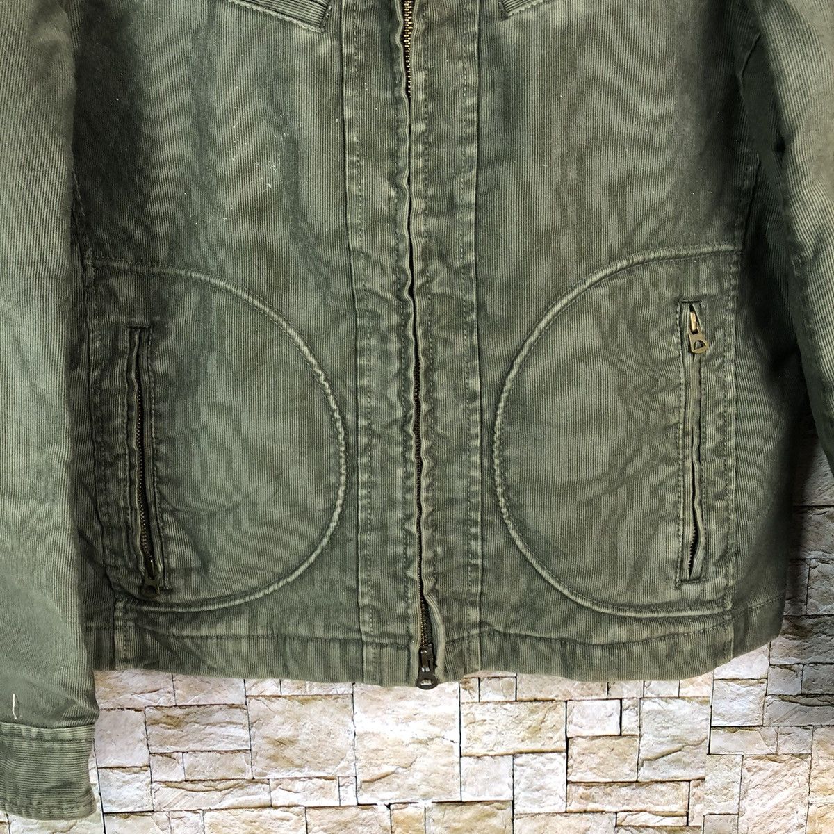 Japanese Brand Design Works Green faded jacket vintage #A668 Size US S / EU 44-46 / 1 - 6 Thumbnail