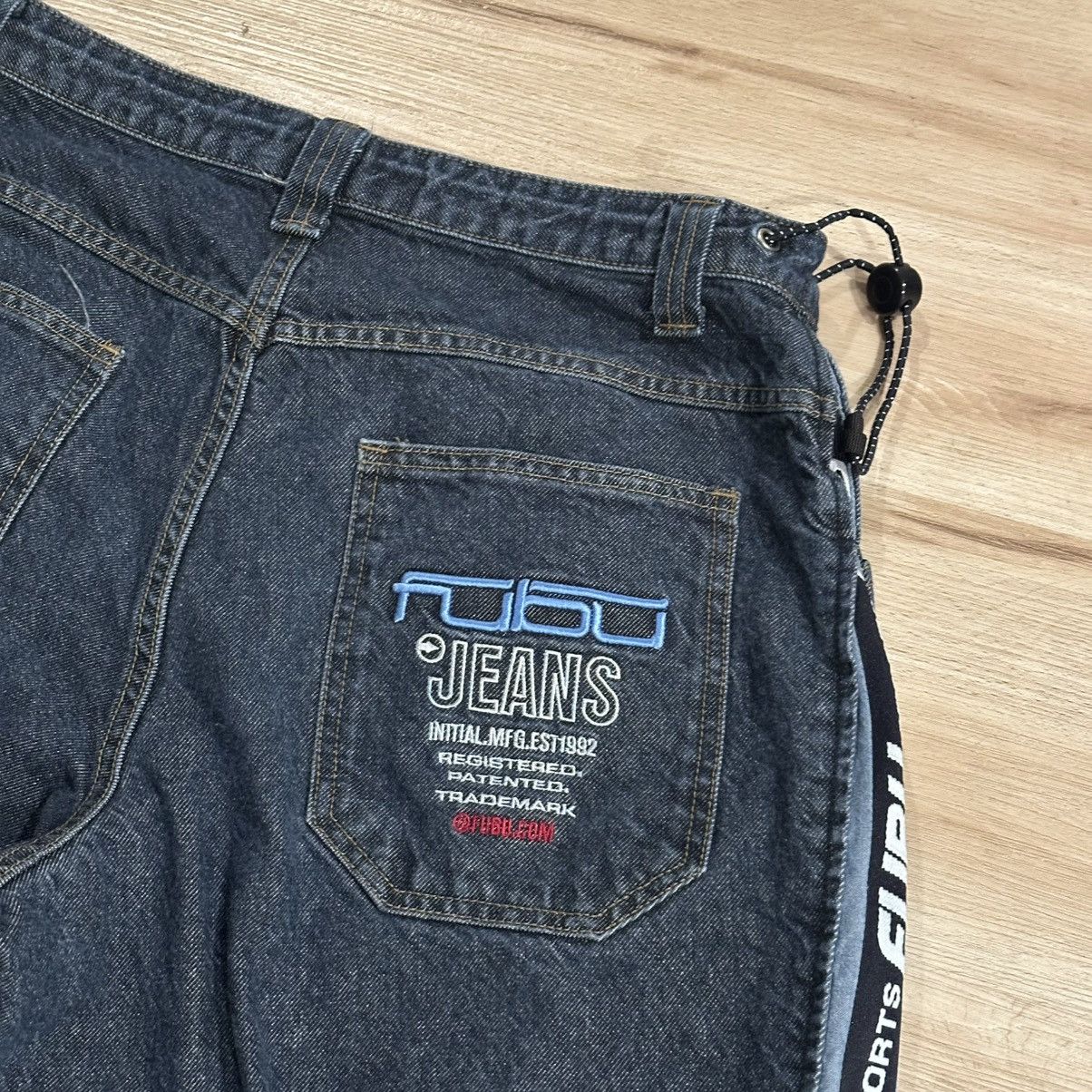 Fubu Vintage 2000s FUBU Jeans Women's Side Piping Baggy Denim Size 30" / US 8 / IT 44 - 6 Thumbnail