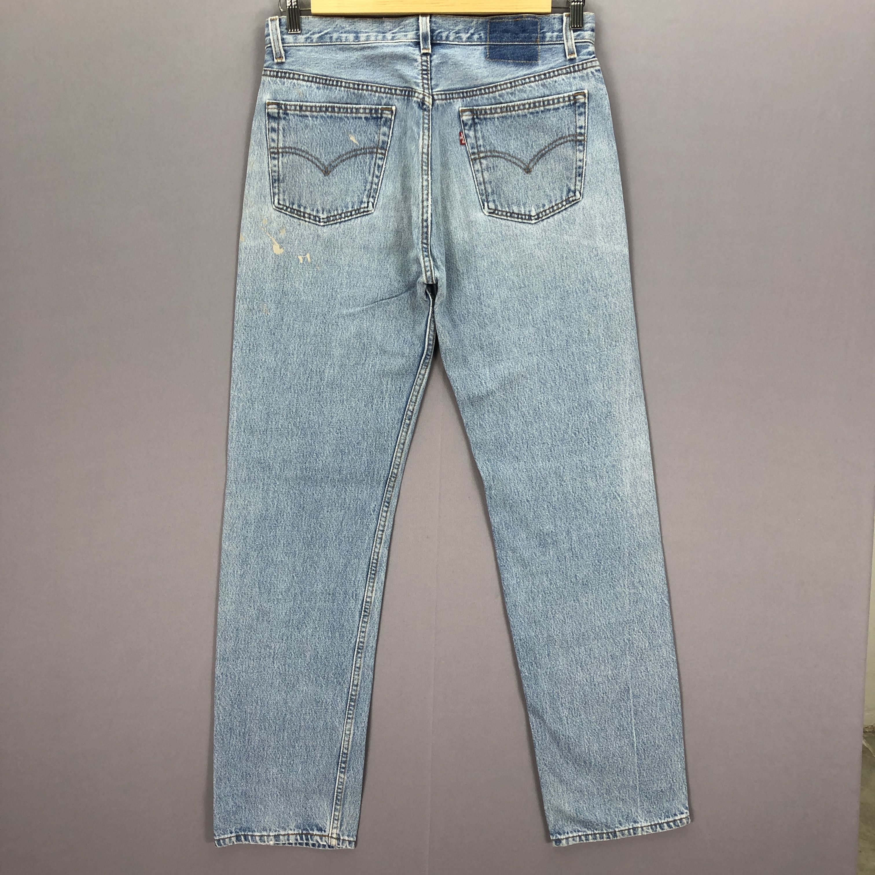 Levi's Vintage 90s Levis 501 Jeans Levi's Light Wash Faded Denim Size US 30 / EU 46 - 2 Thumbnail