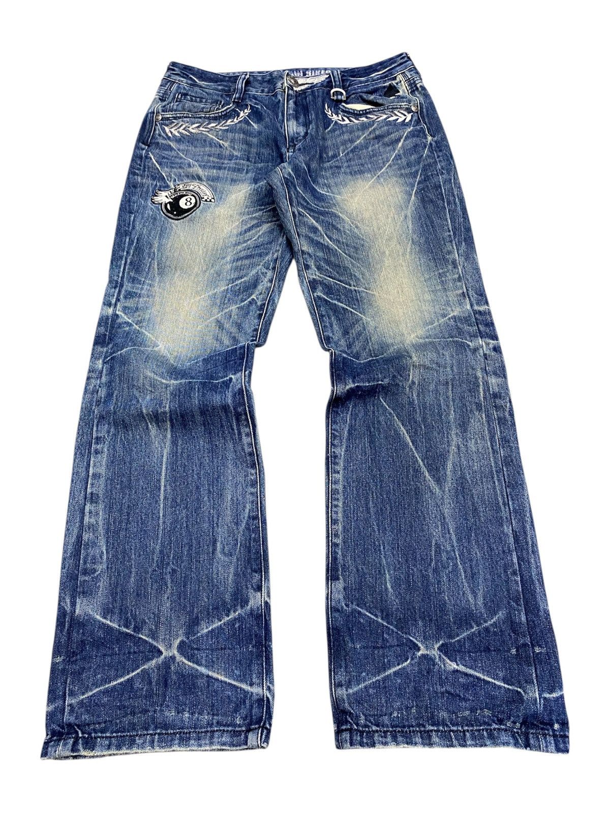 Japanese Brand × Le Grande Bleu (L.G.B.) 💥Bindding Offer💥 Rare Big train x takahashi wash jeans Size US 33 - 13 Thumbnail