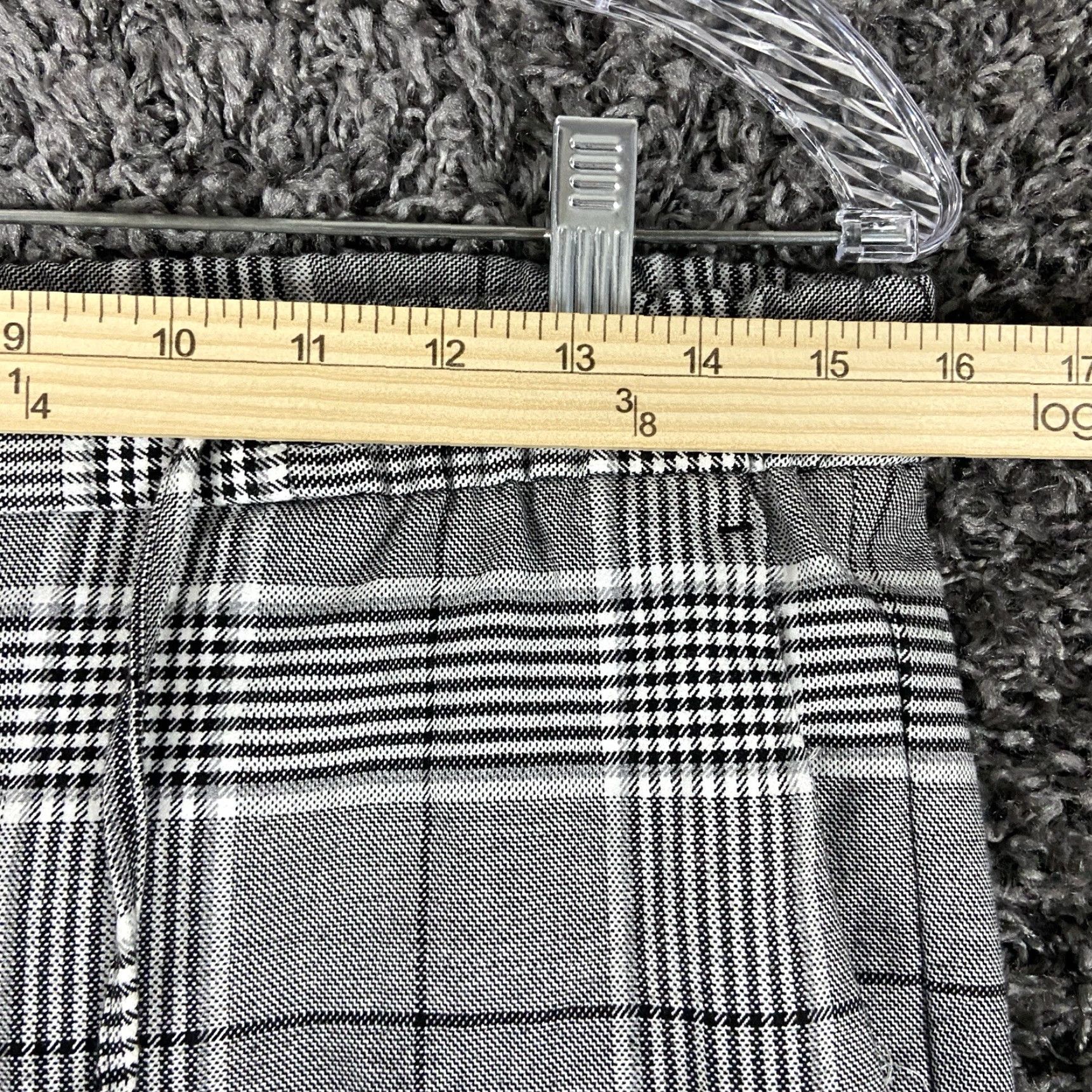 Banana Republic Banana Republic Plaid Pants Women's Small Black White Multicolor Womens Size 28" / US 6 / IT 42 - 7 Thumbnail