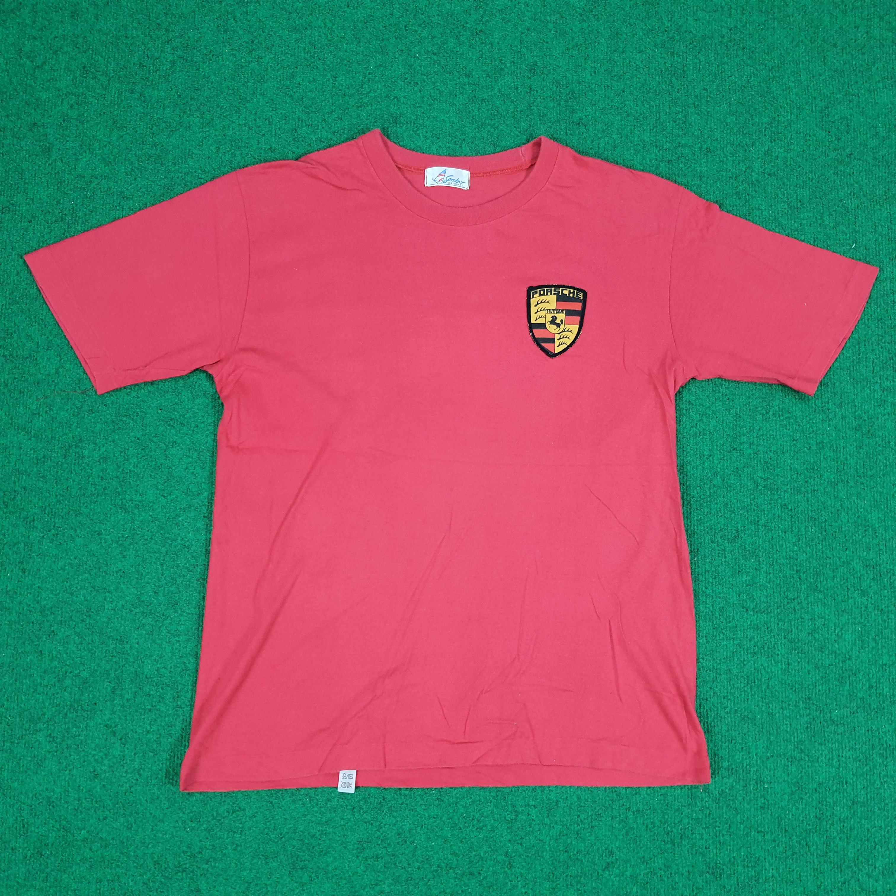 Porsche Design × Vintage Vintage Porsche Racing Pit Motorsports Big Logo Tshirt Size US M / EU 48-50 / 2 - 3 Thumbnail