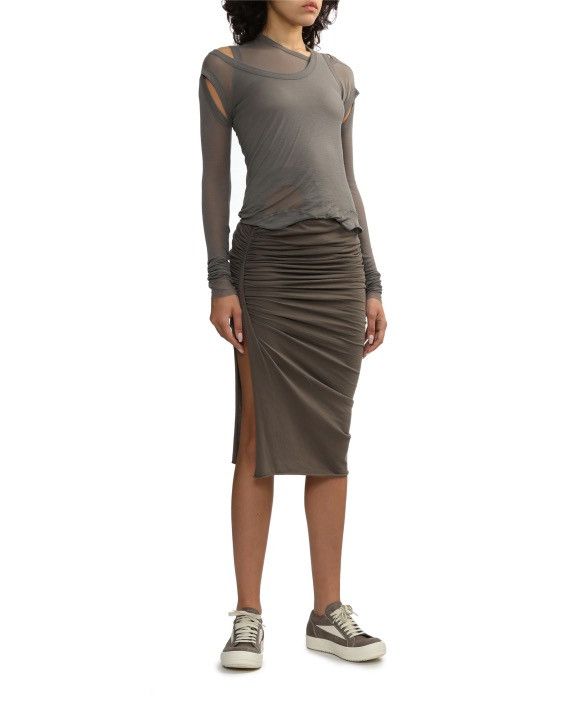 Rick Owens Last Size Rick Owens Cropped Banana Tee in Grey Size S / US 4 / IT 40 - 5 Thumbnail
