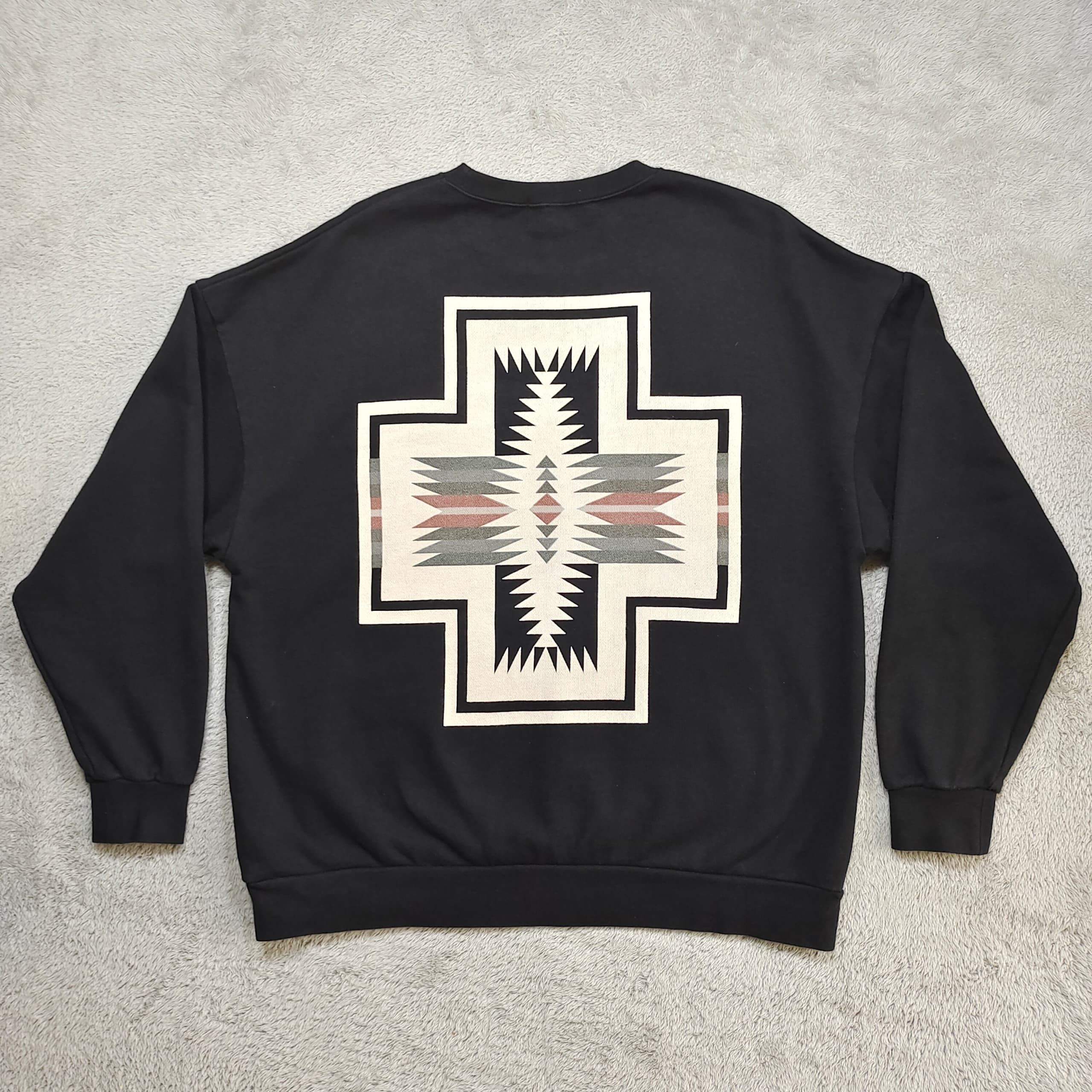 Maison Margiela × Pendleton Pendleton X Journal Standard Black Sweatshirt, Big Logo Size US XL / EU 56 / 4 - 1 Thumbnail