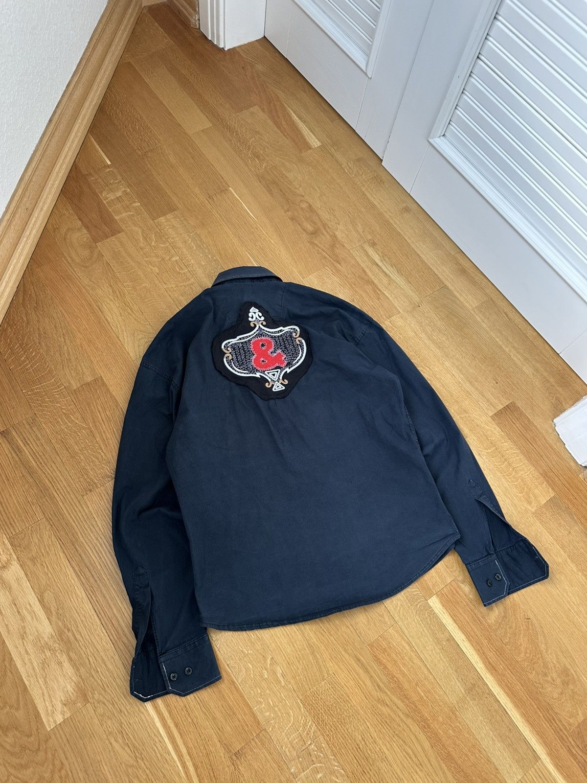 Dolce & Gabbana Vintage Dolce Gabbana Shirt Back Big Logo Y2K Fit Size US L / EU 52-54 / 3 - 1 Thumbnail