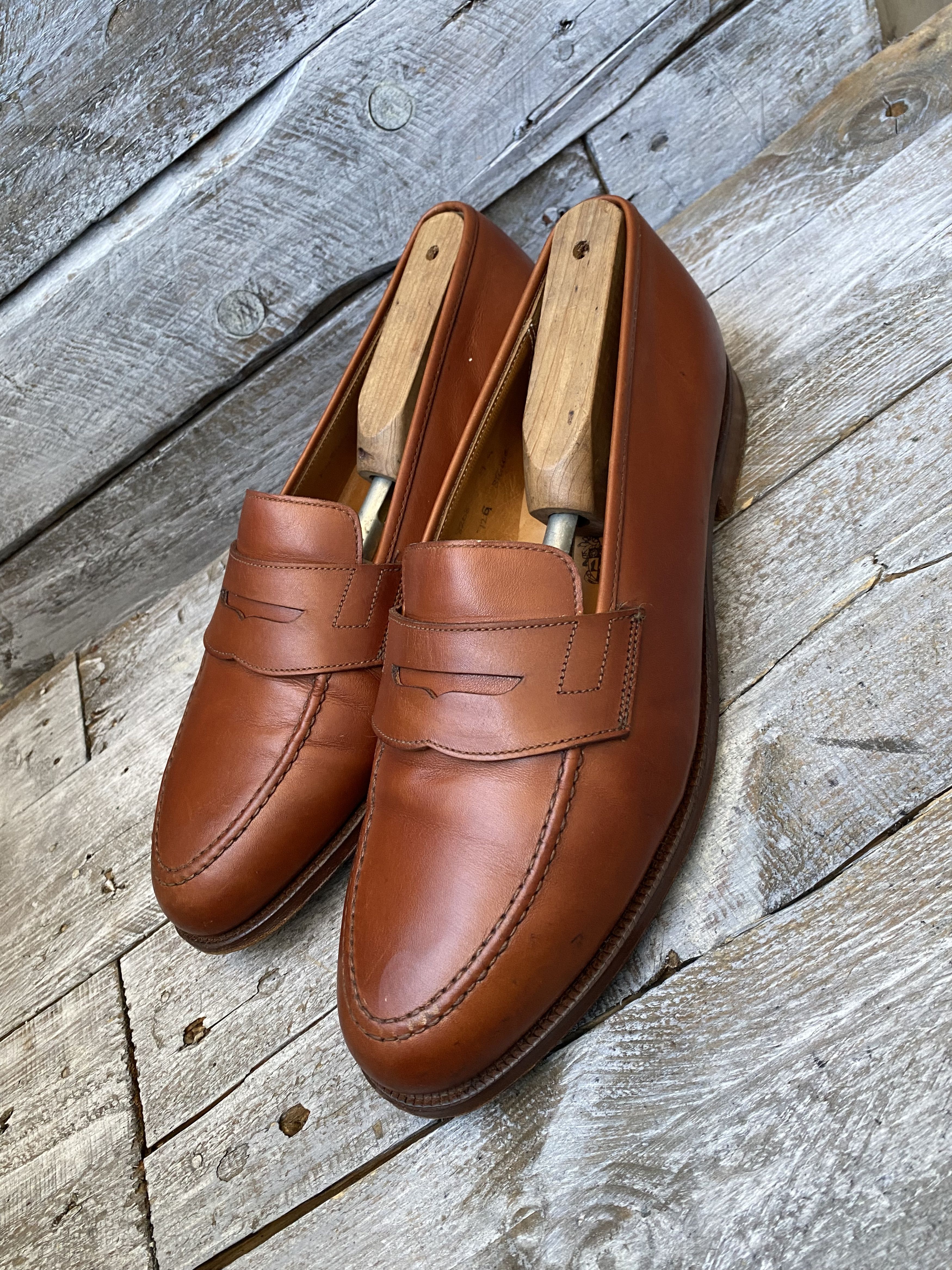 Crockett & Jones Crockett and jones brown penny loafers Uk 9G Size US 10 / EU 43 - 4 Thumbnail