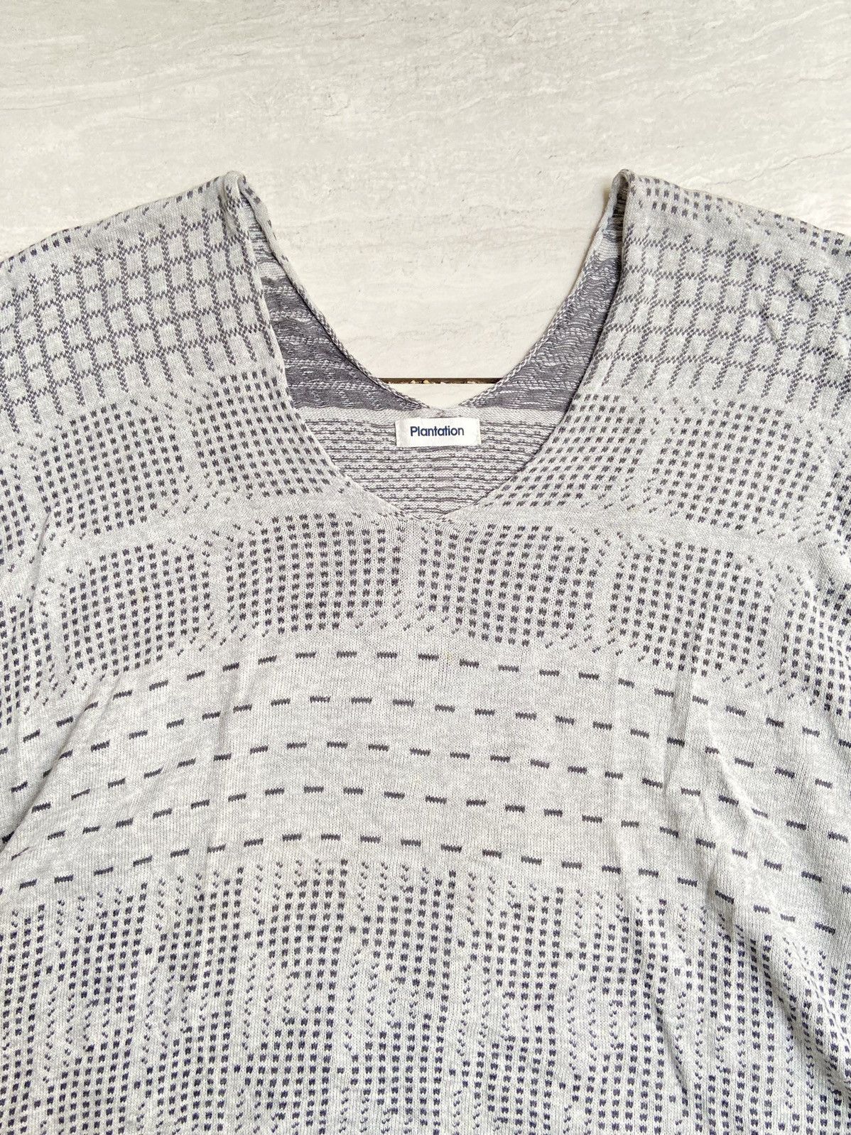 Designer × Issey Miyake × Japanese Brand Issey Miyake PLANTATION Grey Knit Tank Top Size US L / EU 52-54 / 3 - 7 Thumbnail