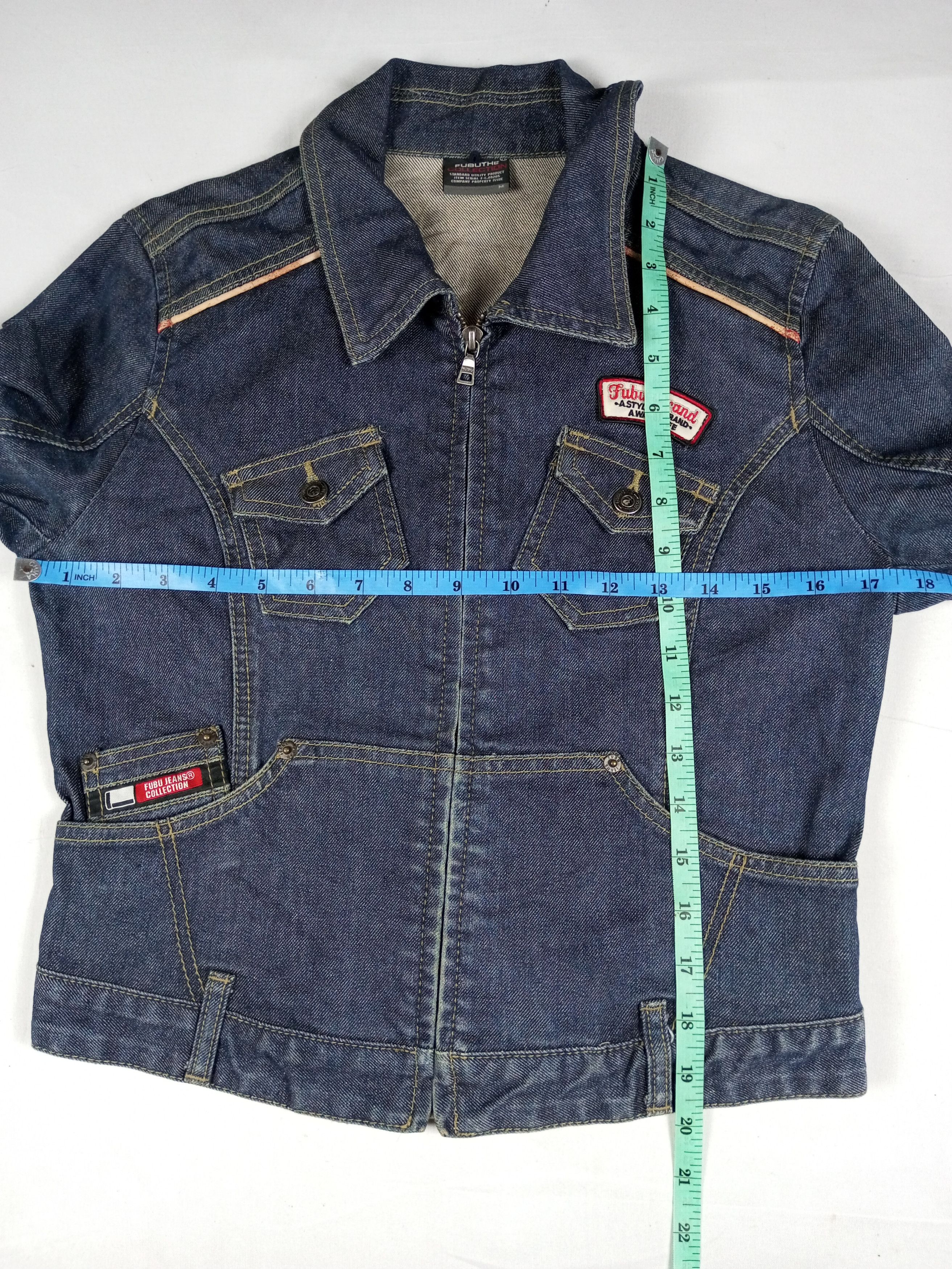 Fubu 🎤 RARE VTG FUBU NEW YORK DENIM JACKET Size M / US 6-8 / IT 42-44 - 11 Thumbnail