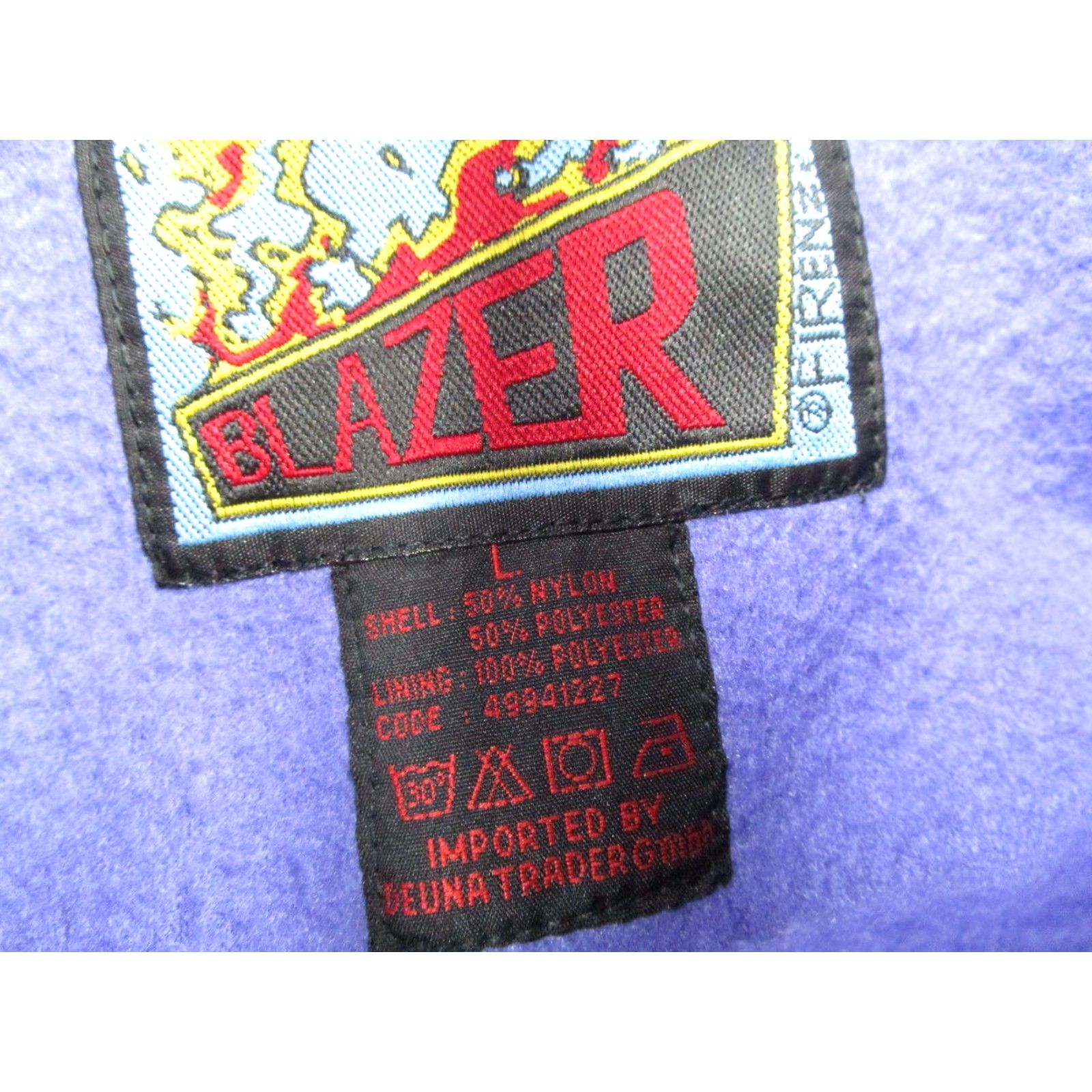 Vintage VINTAGE Blazer Firenze Jacket Mens Large Blue Full Zip Ski 90s Retro Gorpcore Size 42R - 3 Thumbnail