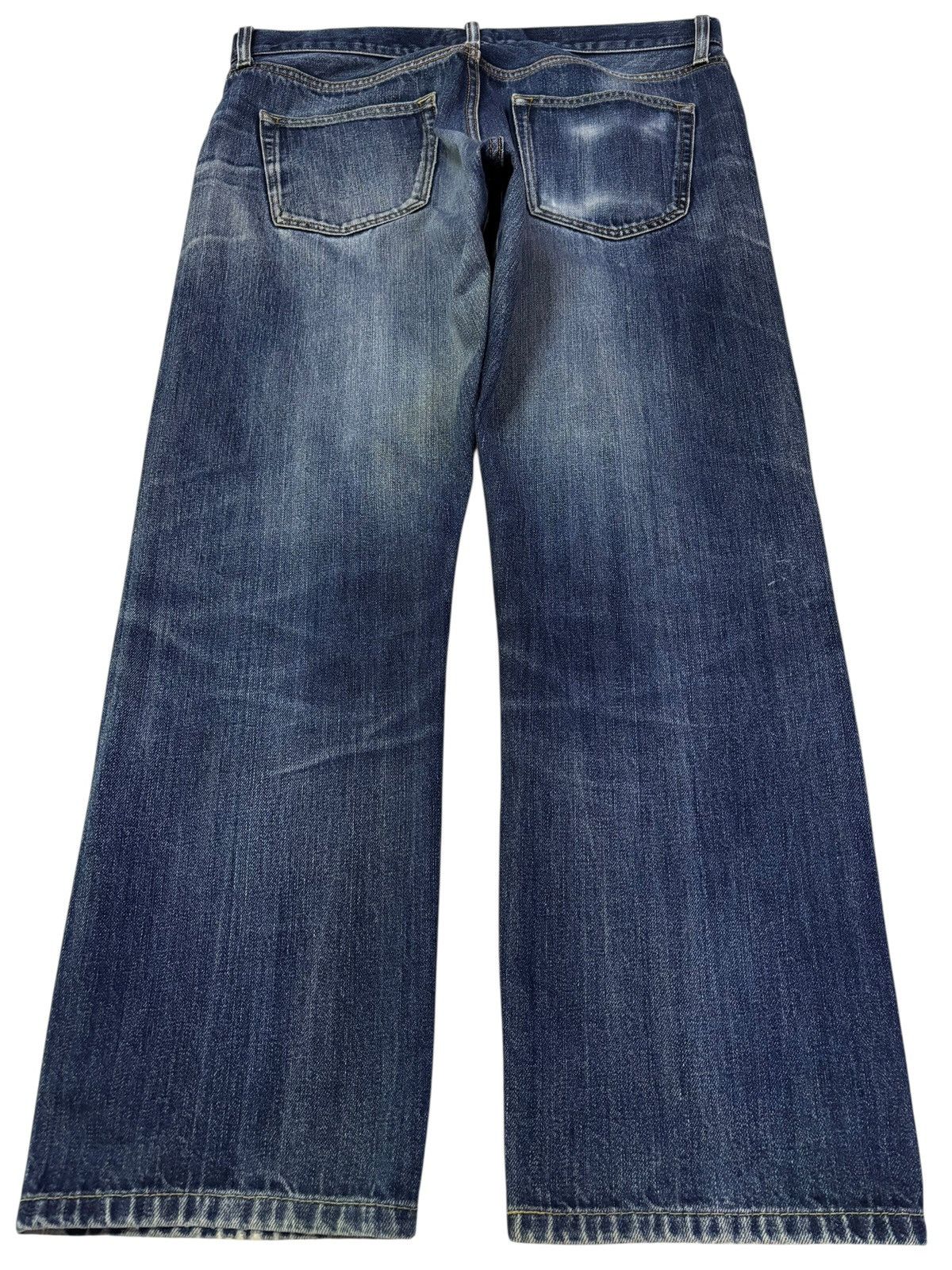 Japanese Brand Vtg Uniqlo Japan Selvedge Jeans Size US 35 - 3 Thumbnail