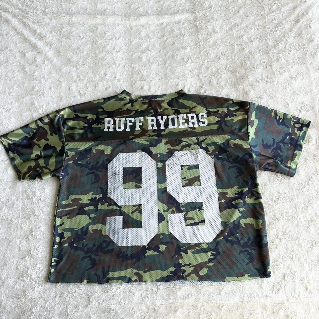 Ruff Ryders RARE Ruff Ryders Jersey Shirt Mens S Green Camo DMX CROPPED Size US S / EU 44-46 / 1 - 2 Thumbnail