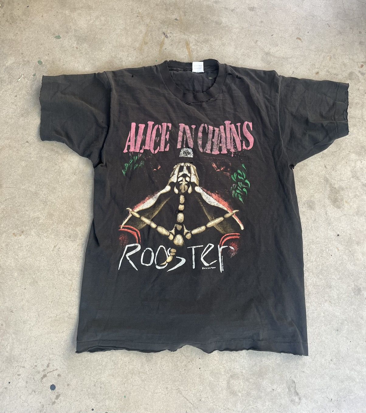 Band Tees × Vintage 1993 Alice In Chains 