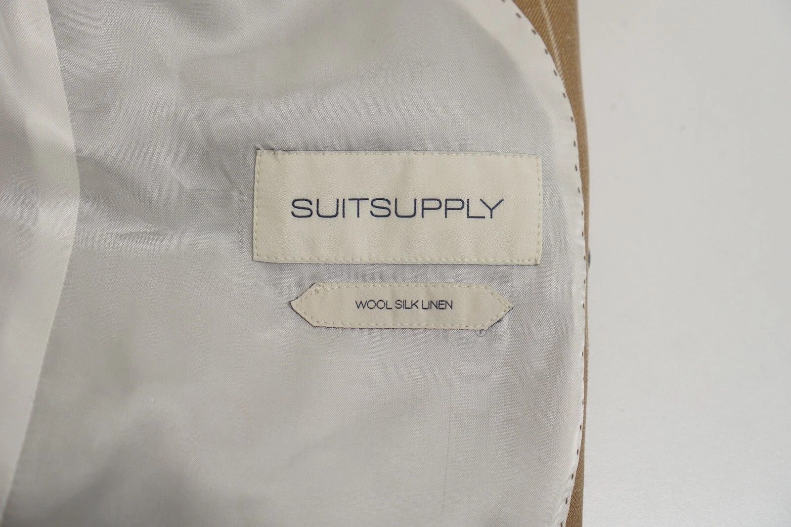 Suitsupply Men Suitsupply Blazer Peak Double Breasted Havana Brown US36 Size 36R - 5 Thumbnail