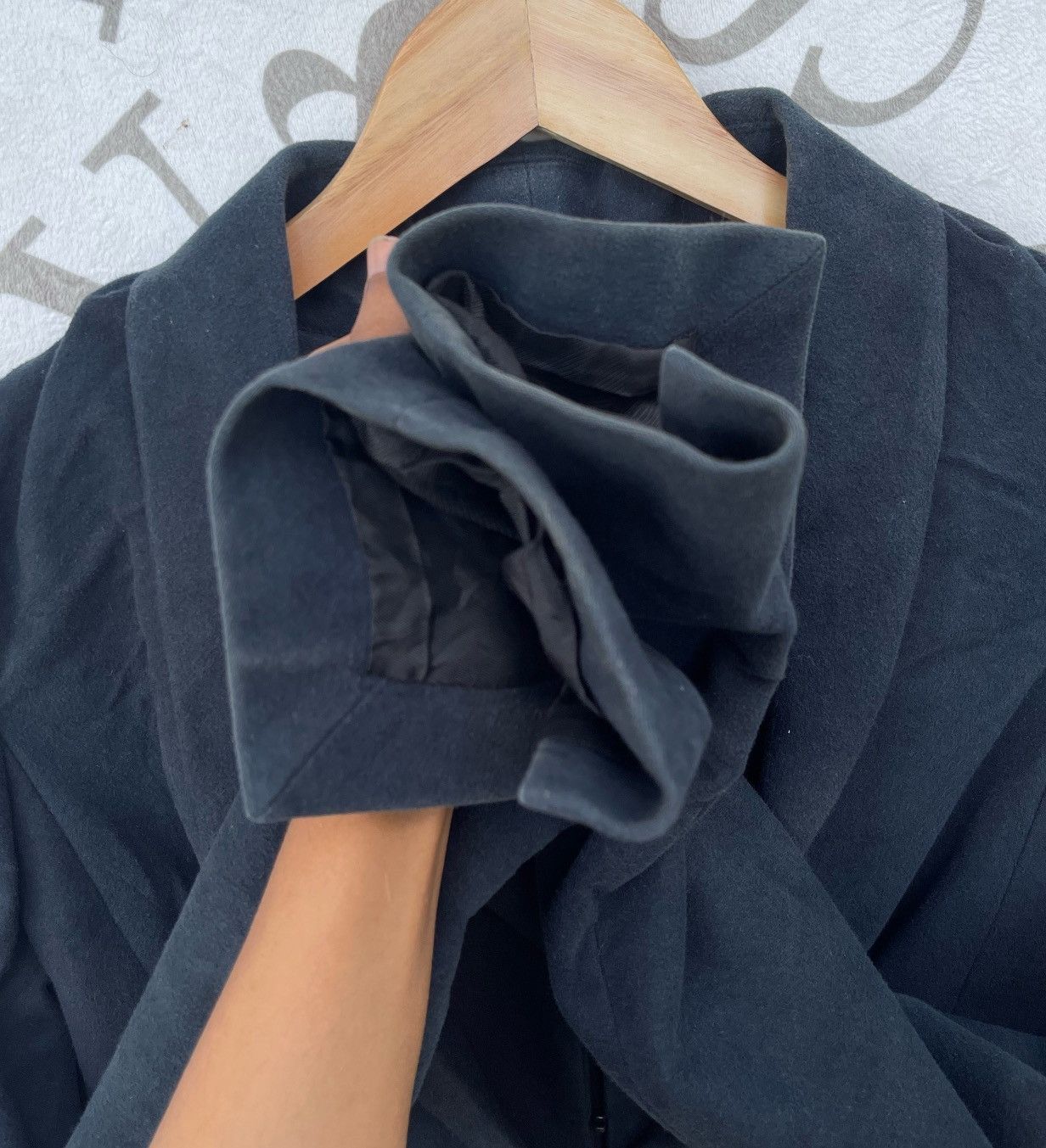 Haider Ackermann 🔥A/W 2013 HAIDER ACKERMANN MOLESKIN CROPPED JACKET Size S / US 4 / IT 40 - 20 Thumbnail