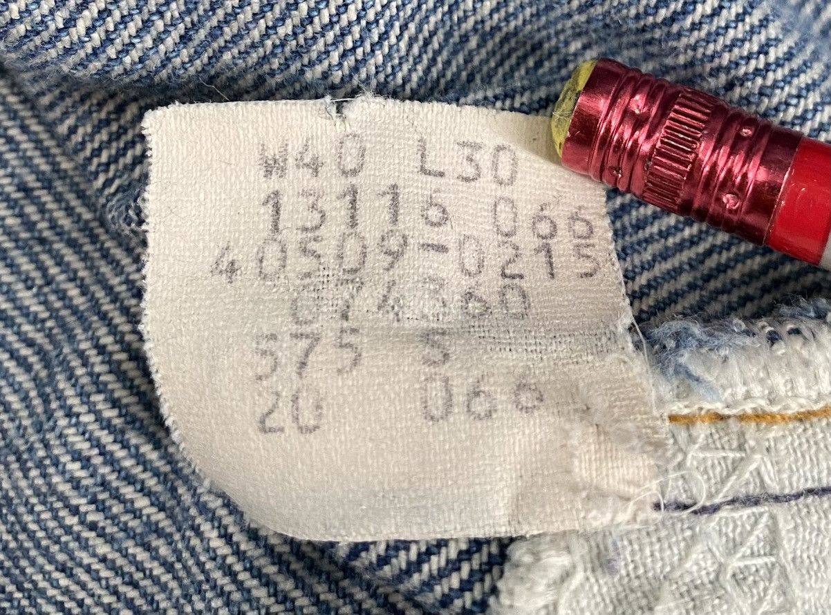 Levi's VTG 80’s Levi’s 40505-0215 Orange Tab Distressed Jeans Sz 38 Size US 38 / EU 54 - 6 Thumbnail