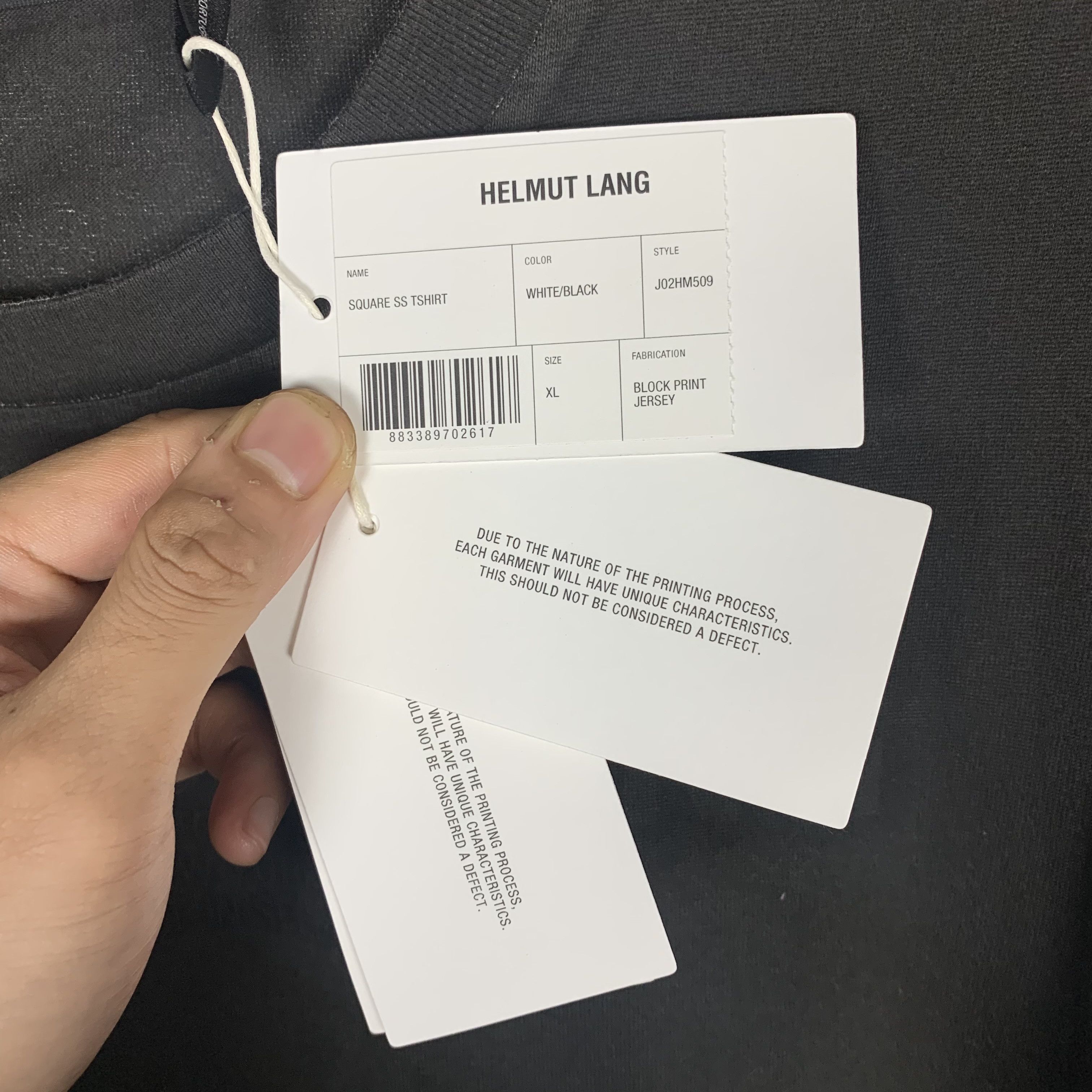 Helmut Lang Helmut Lang Square SS Tshirt Size US XL / EU 56 / 4 - 6 Thumbnail