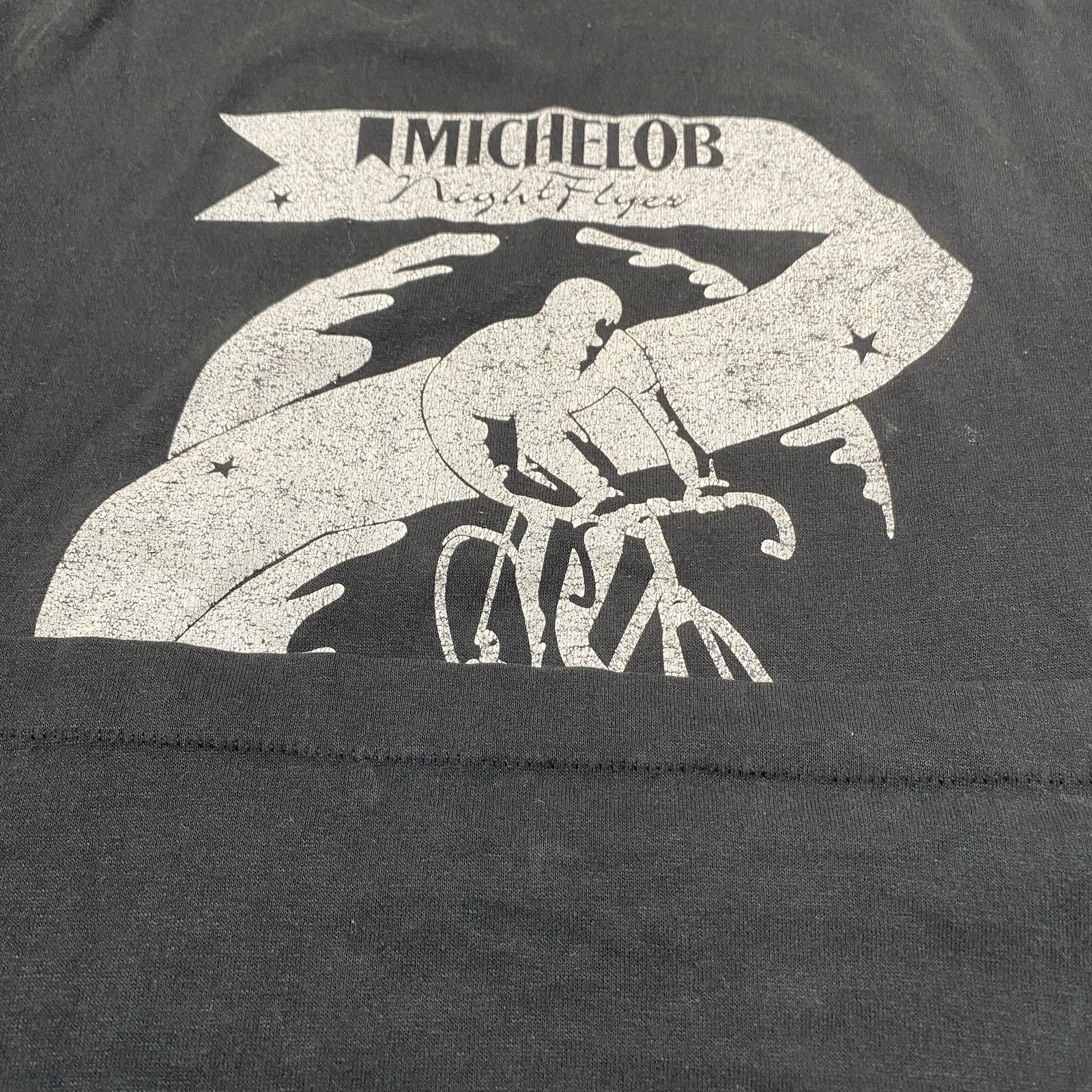TEE JAYS × Vintage VTG 80s 90s Michelob Night Flyers Pro Am Bicycle Racing L Size US L / EU 52-54 / 3 - 8 Thumbnail
