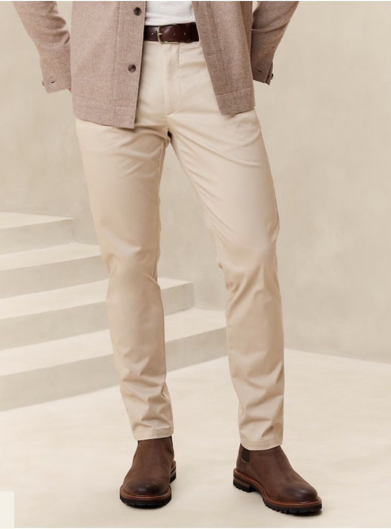 Banana Republic × Gap Banana Republic Pants Mens 31X32 Slim Fit Core Temp Chino Size US 31 - 1 Thumbnail