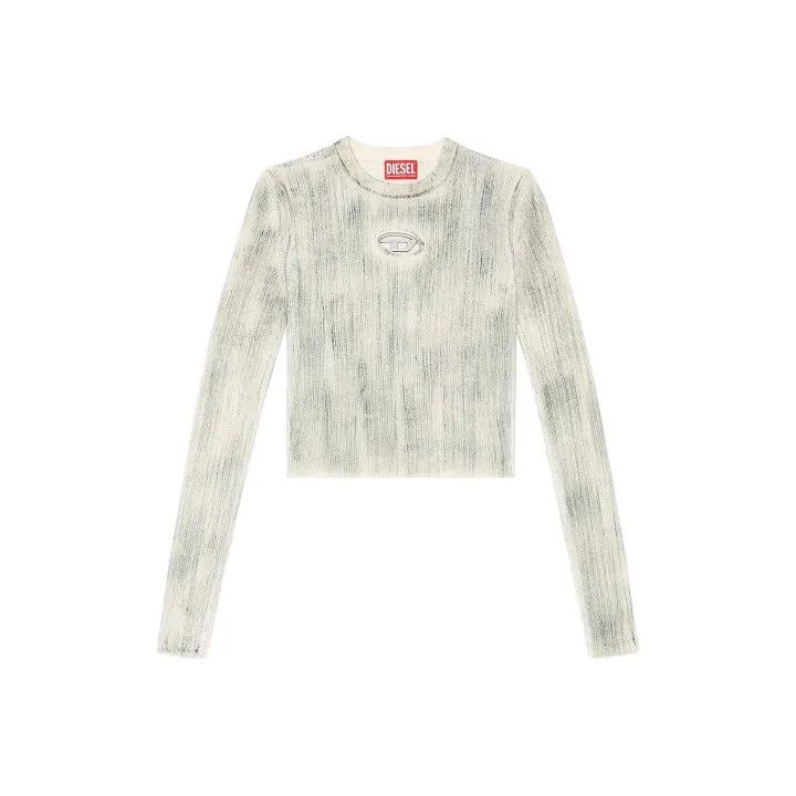 Diesel Diesel FW23 Long Sleeve Logo T-Shirt 0079 Size XS / US 0-2 / IT 36-38 - 1 Thumbnail