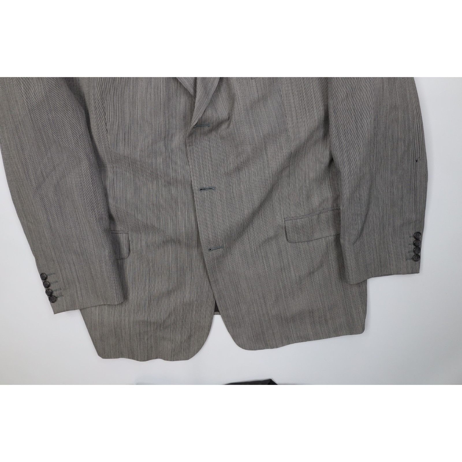Vintage Vintage Streetwear Thrashed 3 Piece Suit Wedding Size 48R - 4 Thumbnail