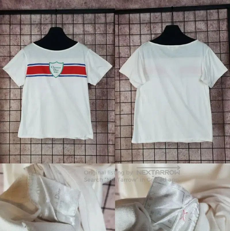 Dior Dior White Logo Short Sleeve T. Size M / US 6-8 / IT 42-44 - 2 Thumbnail