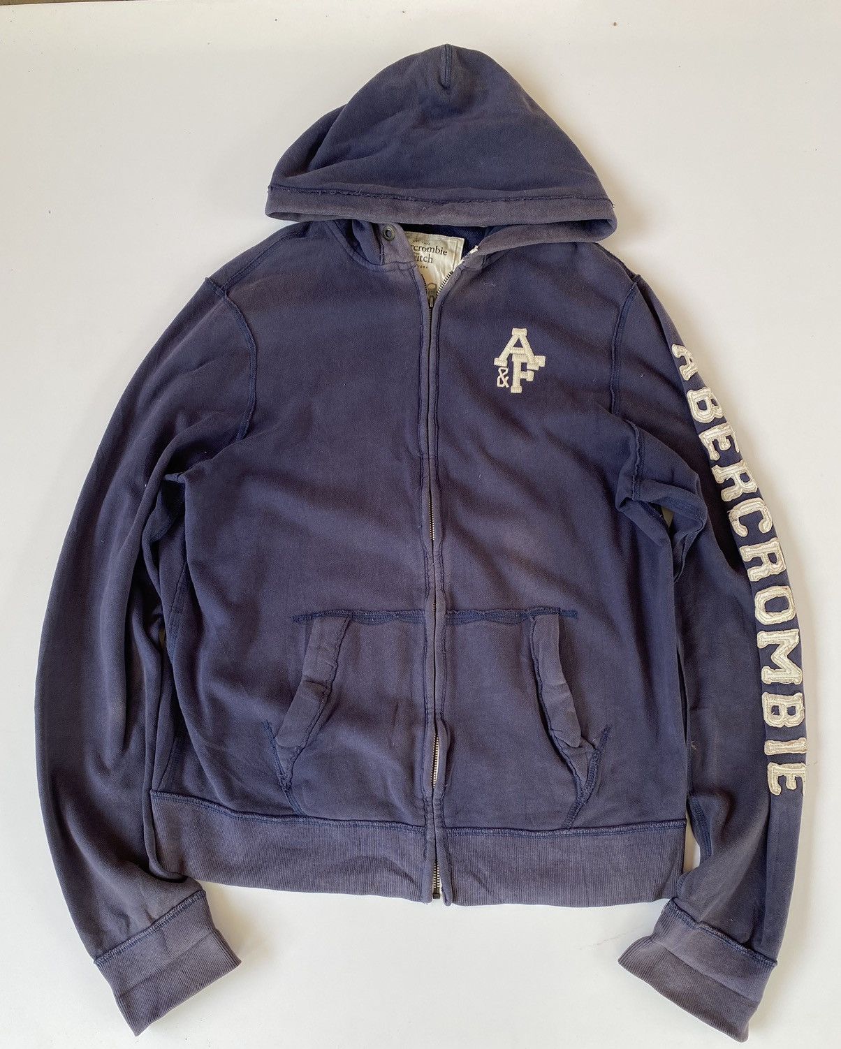 Abercrombie & Fitch ✅️Vtg Abercrombie Sun Faded Hoodie Zipper Size US XXL / EU 58 / 5 - 1 Thumbnail