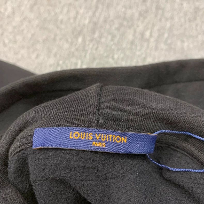 Louis Vuitton Louis Vuitton Black Instruction Hoodie 2502-Nextarrow Size US L / EU 52-54 / 3 - 4 Thumbnail
