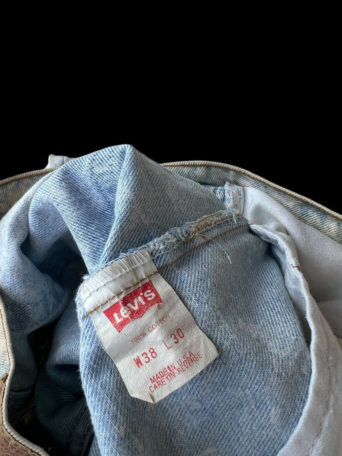 Levi's Dirty Mud Vintage Levi's 505 Stains Acid Wash Denim Jeans Size US 36 / EU 52 - 23 Thumbnail