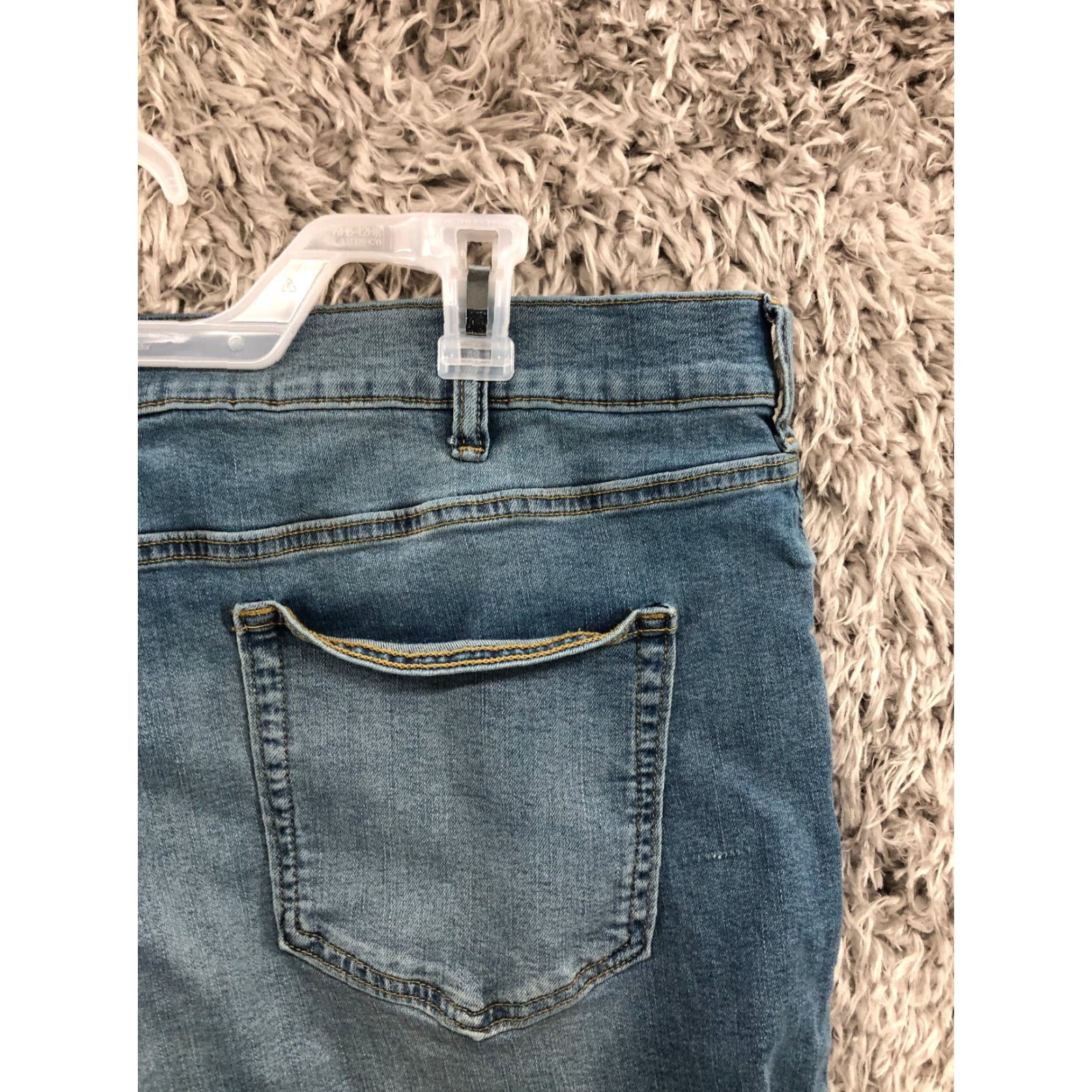 Denime Sonoma Bermuda Shorts Mens Size 40 Mid Rise Dark Wash Blue Denim Jean Shorts Size US 40 / EU 56 - 5 Thumbnail